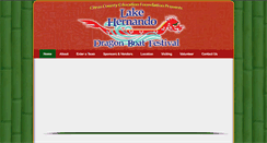 Desktop Screenshot of lakehernandodragonboatfestival.com
