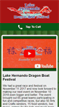Mobile Screenshot of lakehernandodragonboatfestival.com